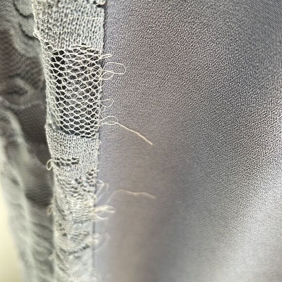 Maxi grey and lacy open back dress by love culture size Small - Picture 13 of 13